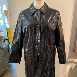 Patent Burberry Rain Coat Size 12
